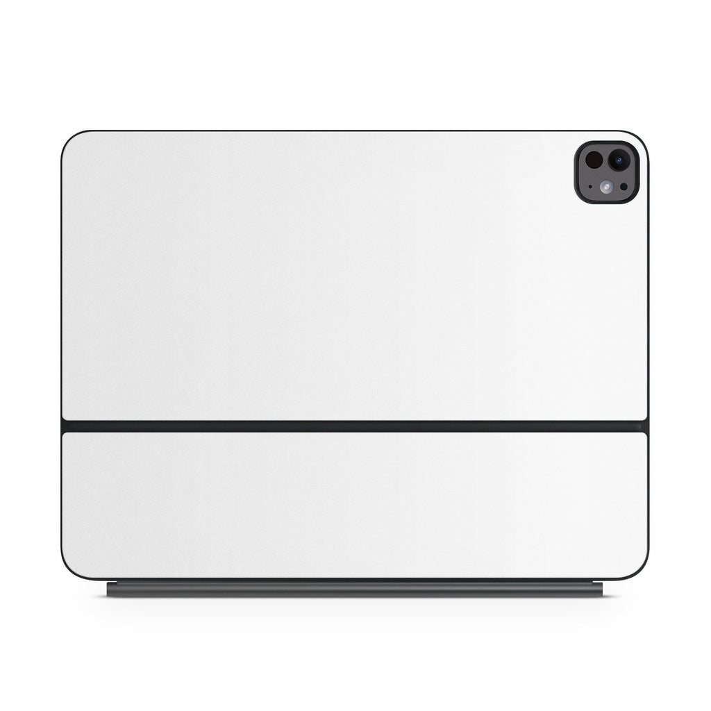 Solid State White - Apple Magic Keyboard for iPad Skin