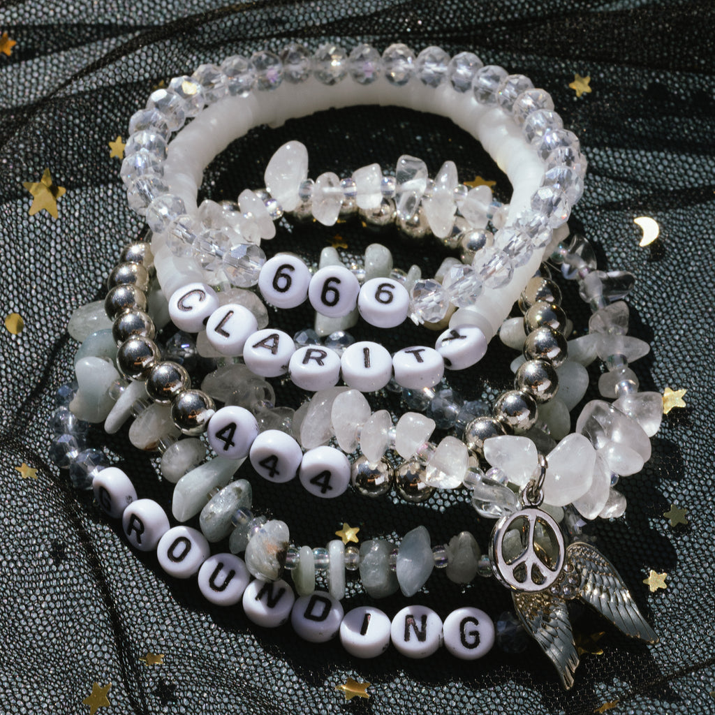 444 Angel Number Balance Bracelet  Set