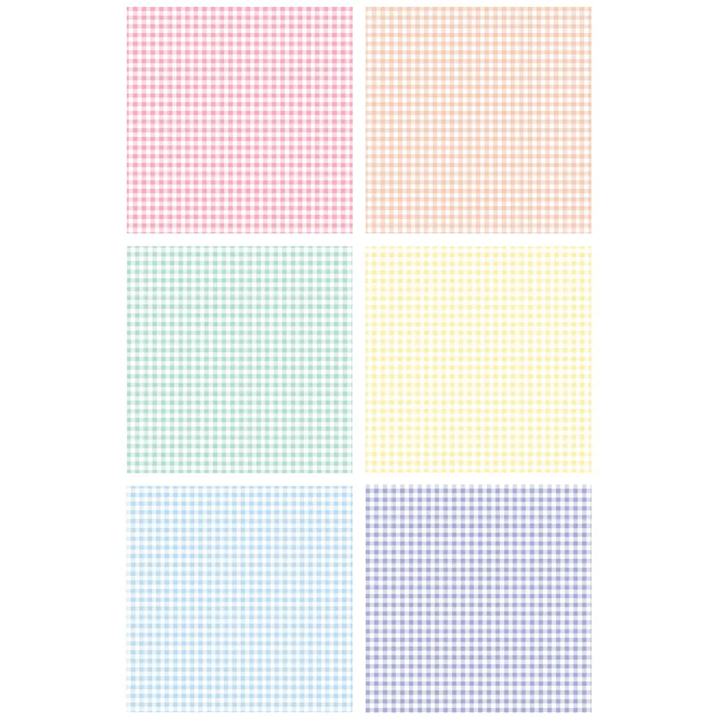 Pastel Gingham 6x6 Paper Pack Everett Rd. by Cathe Holden