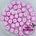 14MM HEXAGON CANDY PINK #213 (10ct)