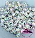P735 COLORFUL DOTS 15MM PRINT (10ct)