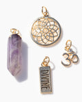 Divine Crown Chakra Amethyst Charm Set