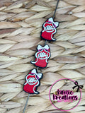 DR. PEPPER W/BOW SILICONE FOCAL D121 (1ct)