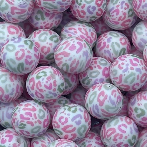 P446 SPRING SPLASH LEOPARD 15MM PRINT (10ct)