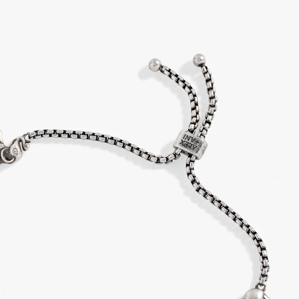 Elephant Crystal Bolo Bracelet