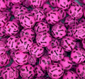 P716 HOT PINK RUFF 15MM PRINT (10ct)