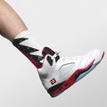 SNKR Socks - Fire Red 5
