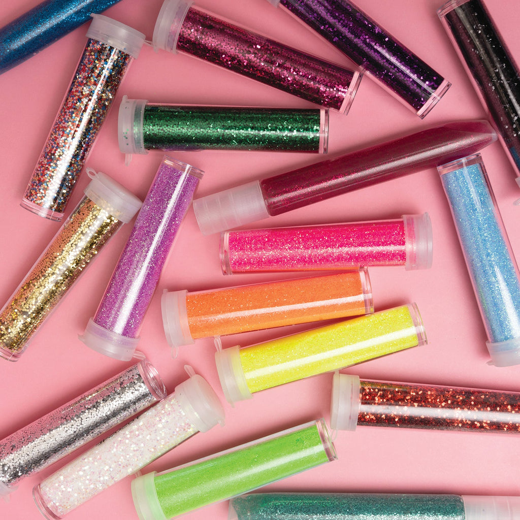 Strawberry Kazoo Sparkle Glitter, Glitter Glue, and Gem Sticker DIY Craft Kit