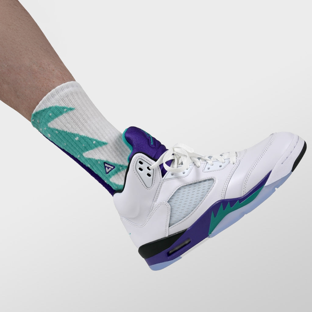 SNKR Socks - Grape 5