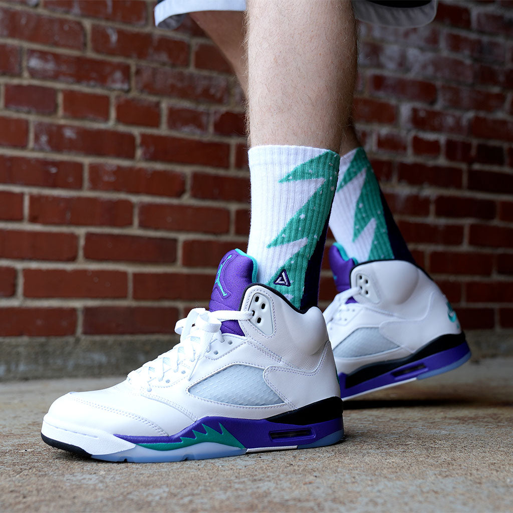 SNKR Socks - Grape 5