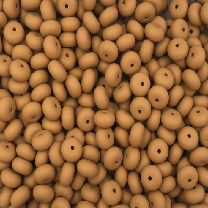 14MM ABACUS BEAD HAZELNUT #77 (10ct)