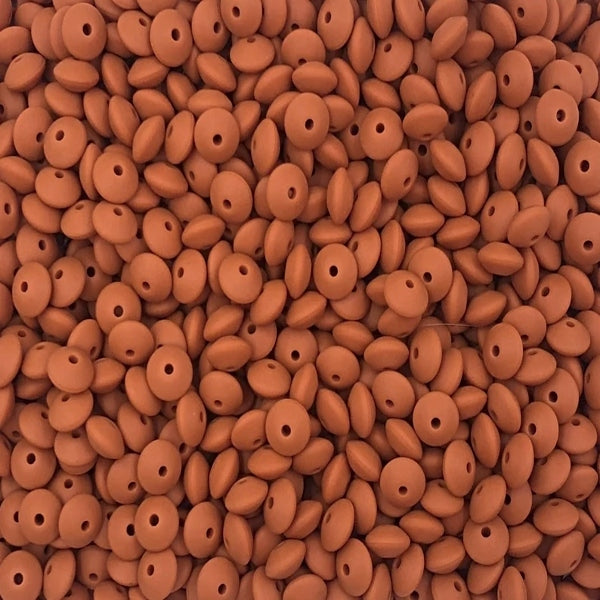 (DISCONTINUED) #203 12MM LENTIL TERRA COTTA (1ct)