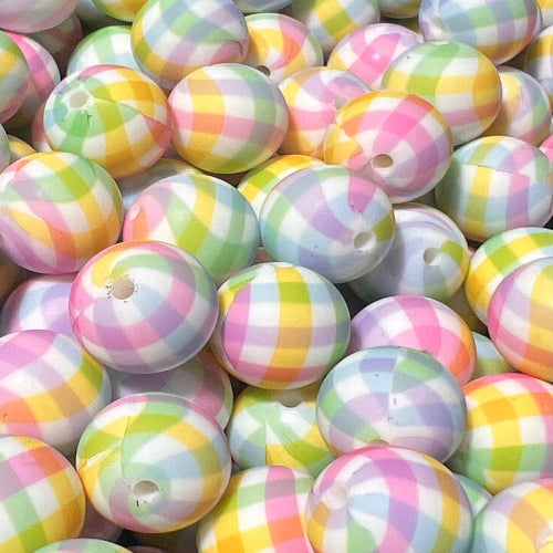 P459 COLORFUL PLAID 15MM PRINT (10ct)