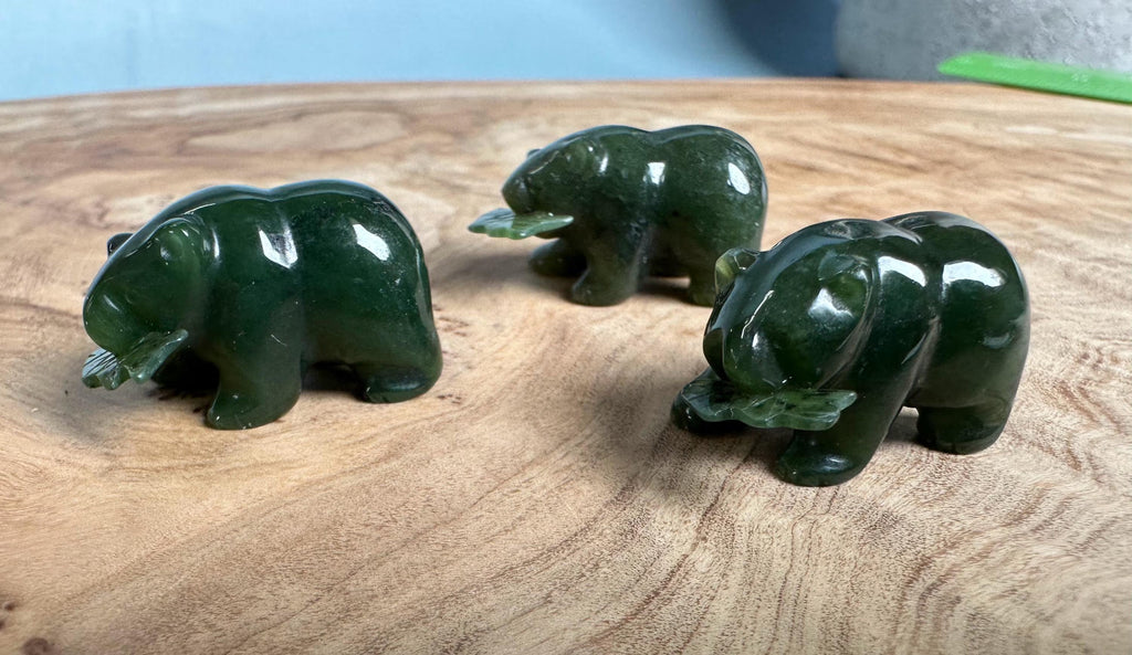 Bear Special with Jade Fish, 1"