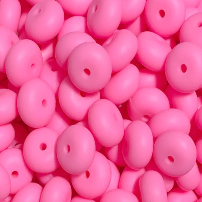 14MM ABACUS BEAD BUBBLEGUM #89 (10ct)