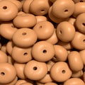 14MM ABACUS BEAD TANNED HIDE #75 (10ct)