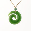 Jade Koru Pendant, 35mm