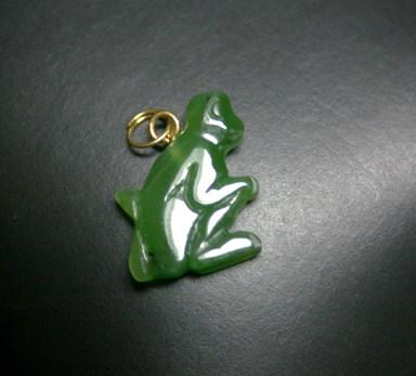 Canadian Jade Monkey Charm - 18mm