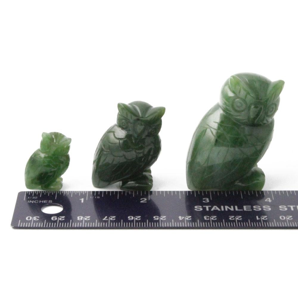 Canadian Jade Owl Figurine