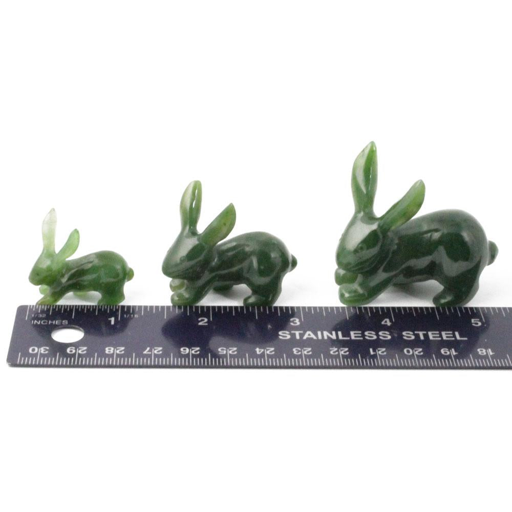 Canadian Jade Jack Rabbit Figurine