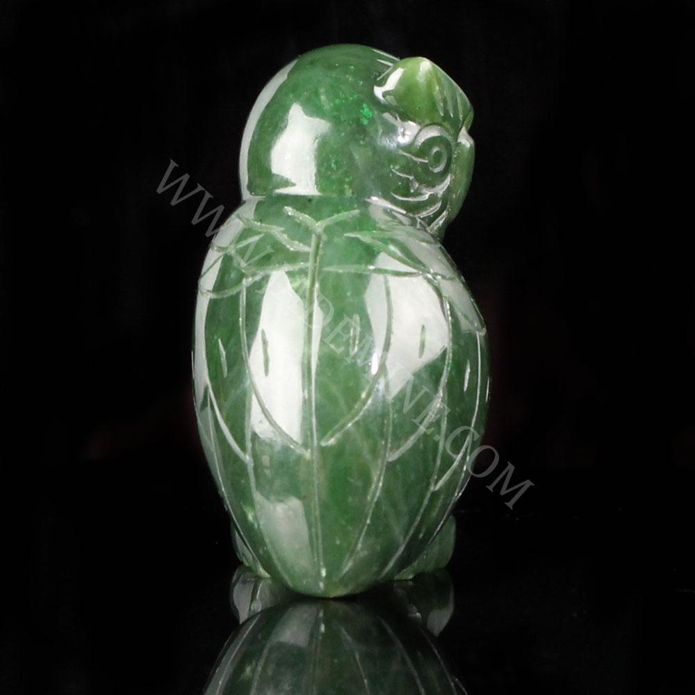 Canadian Jade Owl Figurine
