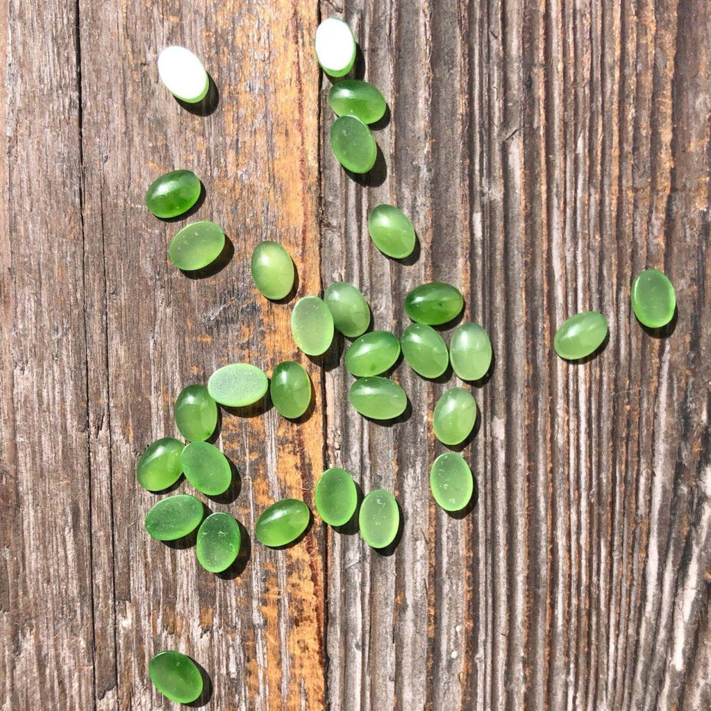 AA Canadian Jade Cabochons, 5x7mm