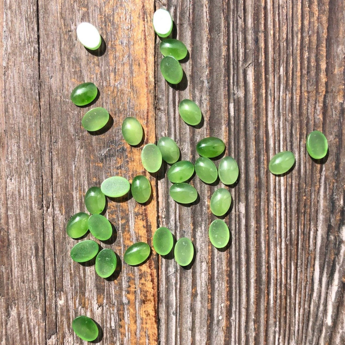 AA Canadian Jade Cabochons, 5x7mm