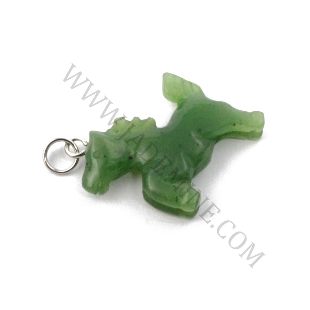 Canadian Jade Horse Charm/Pendant 20mm