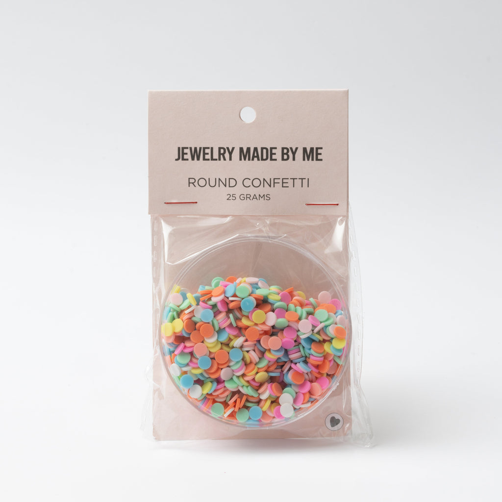 Confetti Discs Multicolor Round Flat Polymer Clay Sprinkle Resin Craft Inclusions