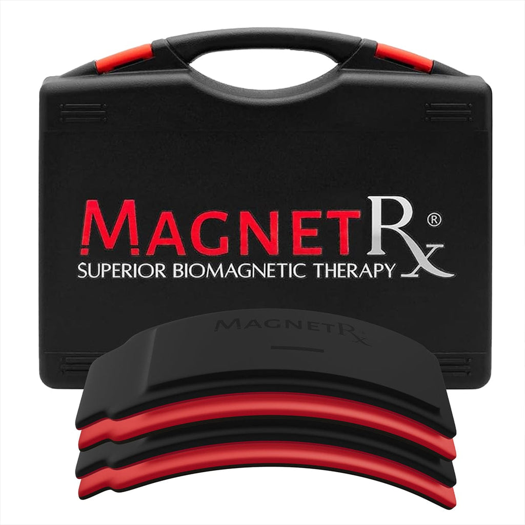 Biomagnetic Therapy Arc Magnets — Neodymium & Silicone (4 Curved Magnets)