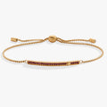 February Everyday Birthstone Pave Bolo Bracelet