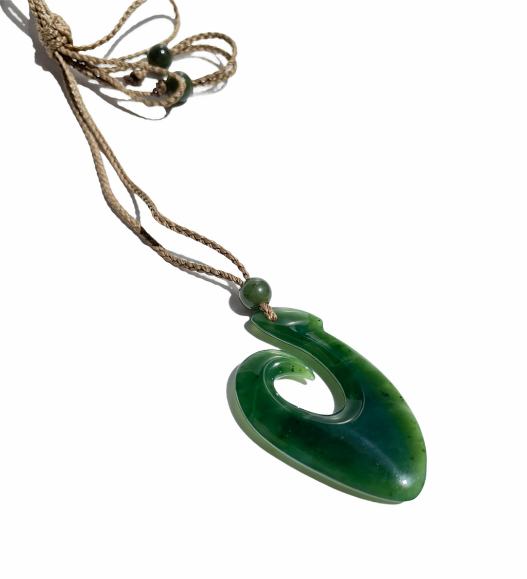 Canadian Jade Fish Hook, 1.5"