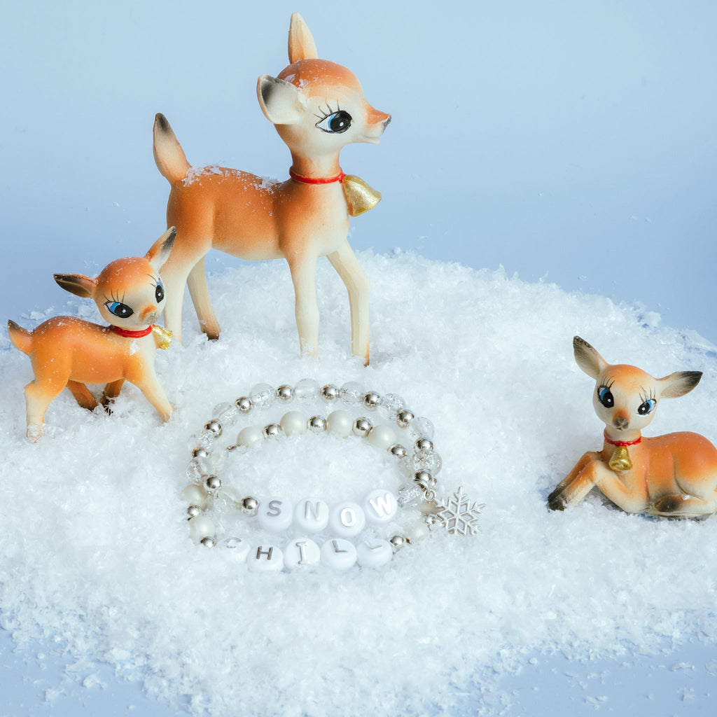 Winter White Letter Bead DIY Box Kit